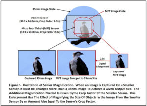 Understanding the Camera Crop Factor -- Illustration Of Sensor Magnification